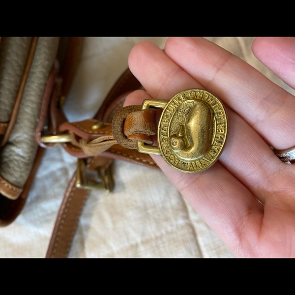 Vintage Dooney & Bourke Horseshoe Saddlebag - Picture 10 of 16